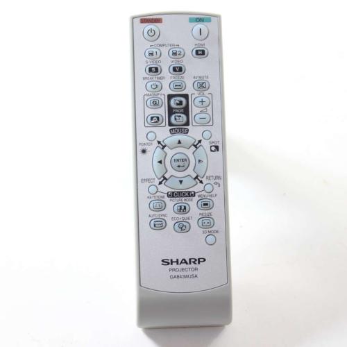 Sharp Home Theater Remote Control - RRMCGA843WJSA