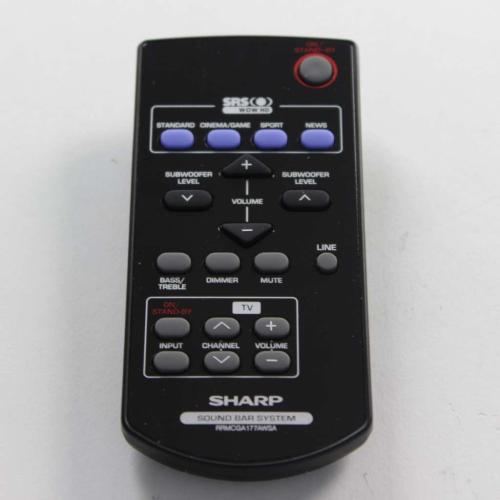 Sharp Remote Control - RRMCGA177AWSA