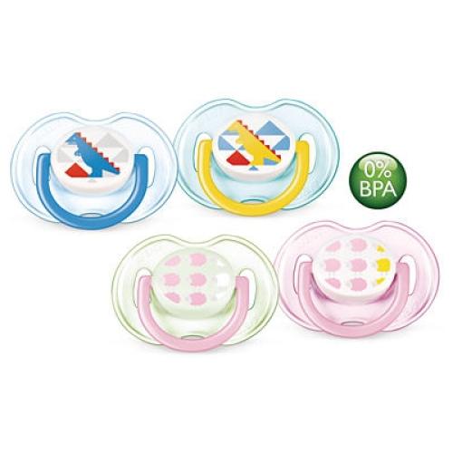 Avent SCF172/18 Avent Classic Pacifiers 0-6M Orthodo