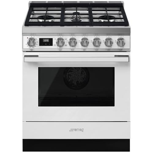 Smeg CPF30UGGWH Gas Range 30-Inch