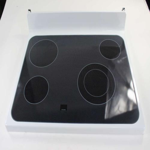 GE Rangetop Glass Asm White - WB62X25975