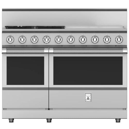 Hestan KRG484GDLP Range, 4 Burner With Griddle, All Gas, 48-Inch - Lp - Stainl