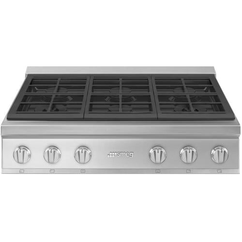 Smeg RTU366GX Pro Gas Cooktop