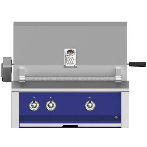 Hestan EABR30NGBU Grill, Aspire, Built-In, (2) U-Burner, Rotisserie, 30-Inch -