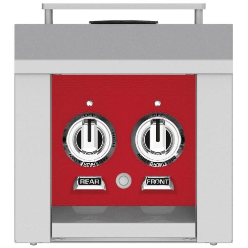 Hestan AGB122NGRD Double Side Burner, Built-In, 12-Inch - Ng - Red