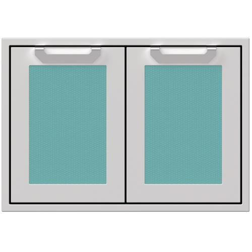 Hestan AGAD30TQ Double Access Doors, Marquise, 30-Inch - Turquoise