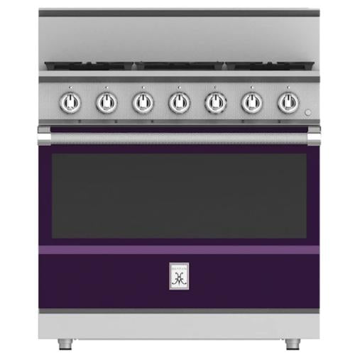 Hestan KRG365NGPP Range, 5 Burner, All Gas, 36-Inch - Ng - Purple