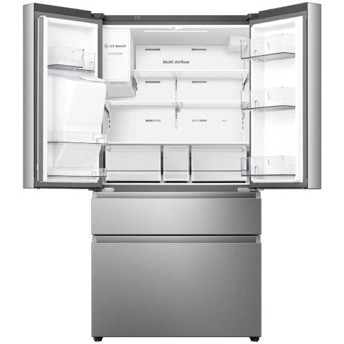 Hisense HRM260N6TSE Pureflat 25.6-Cu Ft 4-Door Smart French Door Refrigerator