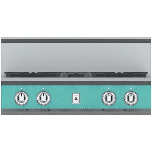 Hestan KRT304NGTQ Rangetop, 4 Burner, 30-Ng-Turquoise