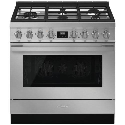 Smeg CPF36UGGX Gas Range 36-Inch