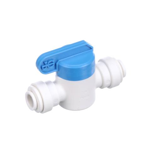 John Guest Straight Valve (1/4 x 1/4) – PPSV040808W