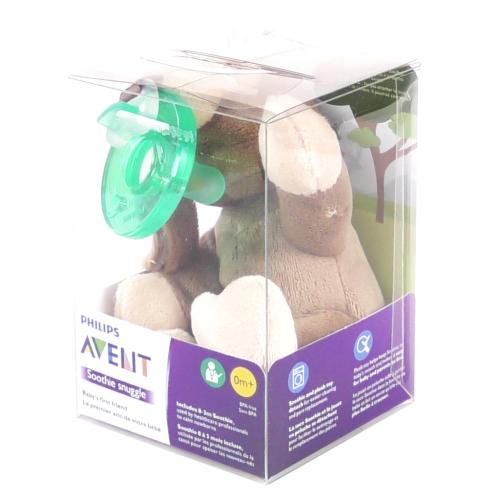 Avent Soothie Snuggle 0M+, Monkey - SCF347/02
