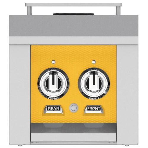Hestan AGB122NGYW Double Side Burner, Built-In, 12-Inch - Ng - Yellow
