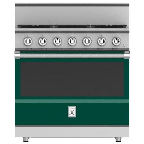 Hestan KRG365LPGR Range, 5 Burner, All Gas, 36-Inch - Lp - Green