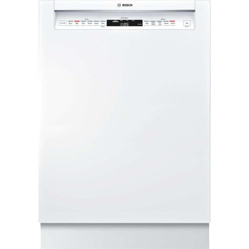 Bosch SHE7PT52UC/07 24" Recessed Handle Dishwasher 800 Plus Series- White