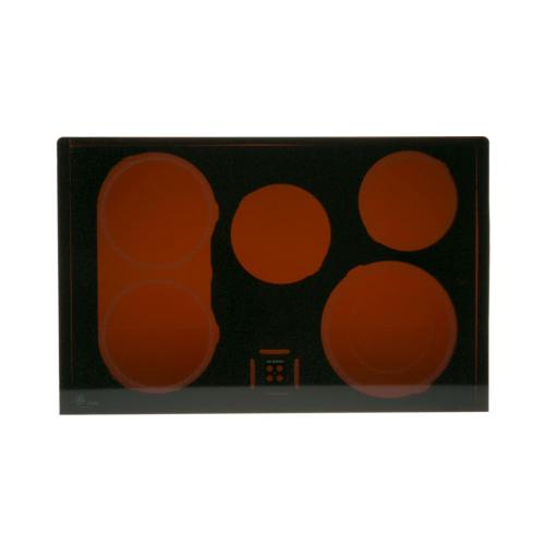 GE Maintop Glass Assembly (Black) - WB56T10081