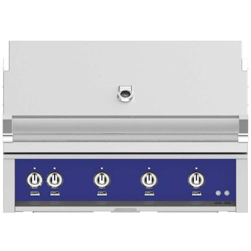 Hestan GABR42LPBU Grill, Built-In, (4) Trellis, Rotisserie, 42-Inch - Lp - Blu
