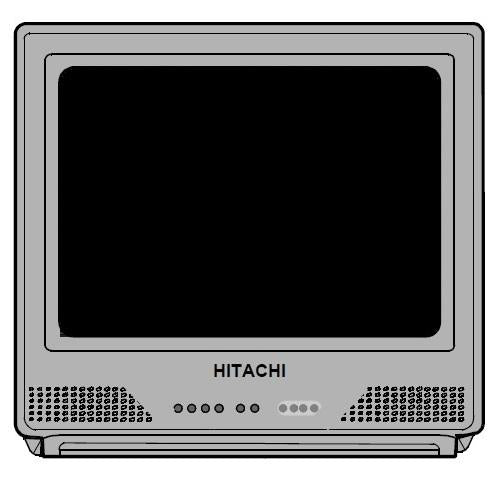 Hitachi 27MM20B Crt Color Television