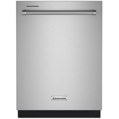 Kitchen Aid KDTE204KPS3 24 In. Printshield Stainless Steel Top Control Built-In Dish