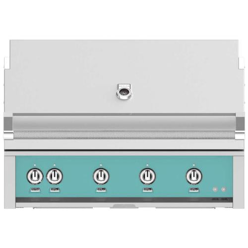 Hestan GSBR42LPTQ Grill, Built-In, (4) Sear, Rotisserie, 42-Inch - Lp - Turquo