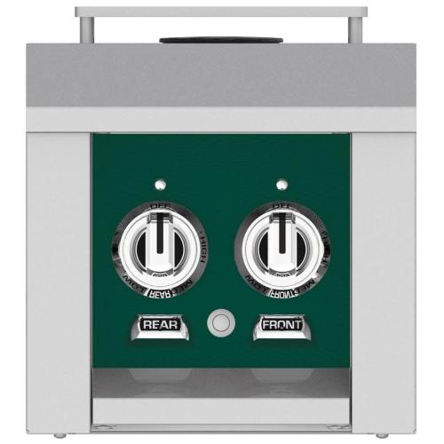 Hestan AGB122NGGR Double Side Burner, Built-In, 12-Inch - Ng - Green
