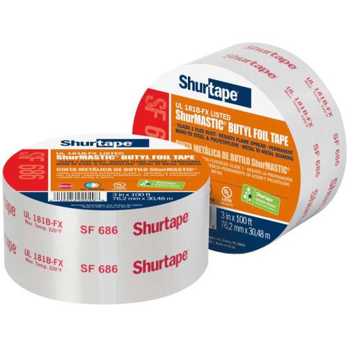 Hvac Parts Shurtape 3-Inch Mastic Tape Ul - SF686-3SPT