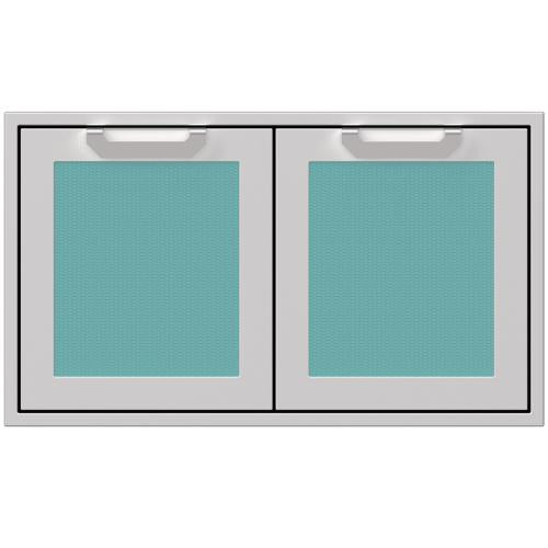 Hestan AGAD42TQ Double Access Doors, Marquise, 42-Inch - Turquoise