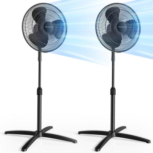 Midea PFS16M0APKL Pelonis 16-Inch Pedestal Stand Up Oscillating Fan