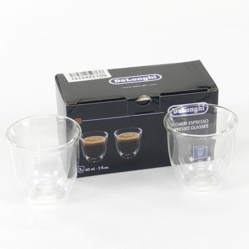 Delonghi Fully Automatic Espresso Machine Espresso Glasses (60Ml 2X) - 5513284151