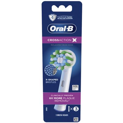 Oral-B Eb50-3 Cross Action Brush Refi - 80748076