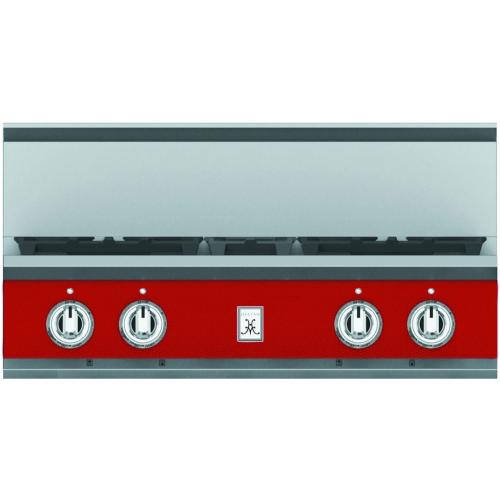 Hestan KRT304NGRD Rangetop, 4 Burner, 30-Ng-Red