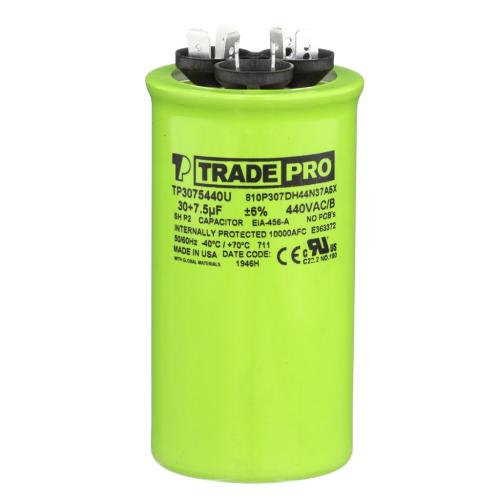 Tradepro Capacitors Round Us Dual - TP-CAP-30/75/440USAR