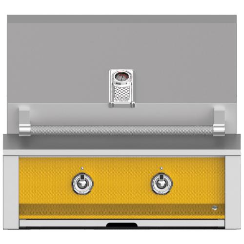 Hestan EAB30NGYW Grill, Aspire, Built-In, (2) U-Burner, 30-Inch - Ng - Yellow