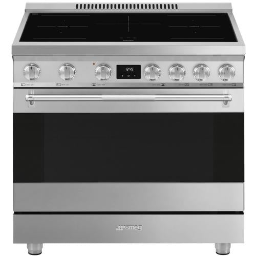 Smeg SPR36UIMX Electric Range 36-Inch Induction Cooktop