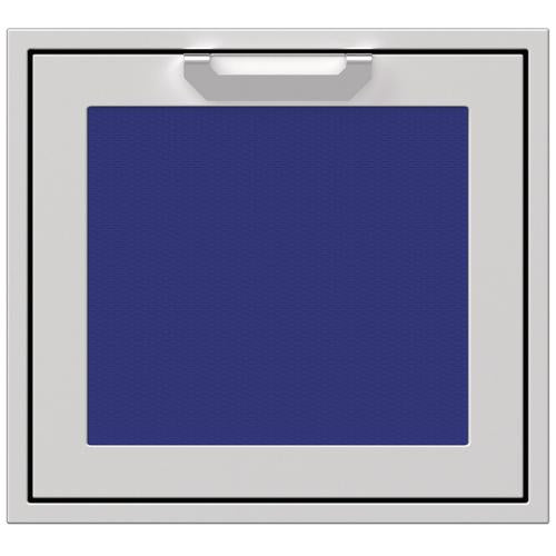 Hestan AGADL24BU Single Access Door, Hinge Left, Marquise, 24-Inch - Blue