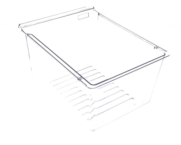 Whirlpool Crisper Pan, Half (Clear Gpps) - WP2256704