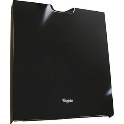 Whirlpool Dishwasher Door Outer Panel Assembly (Black) - W10810488