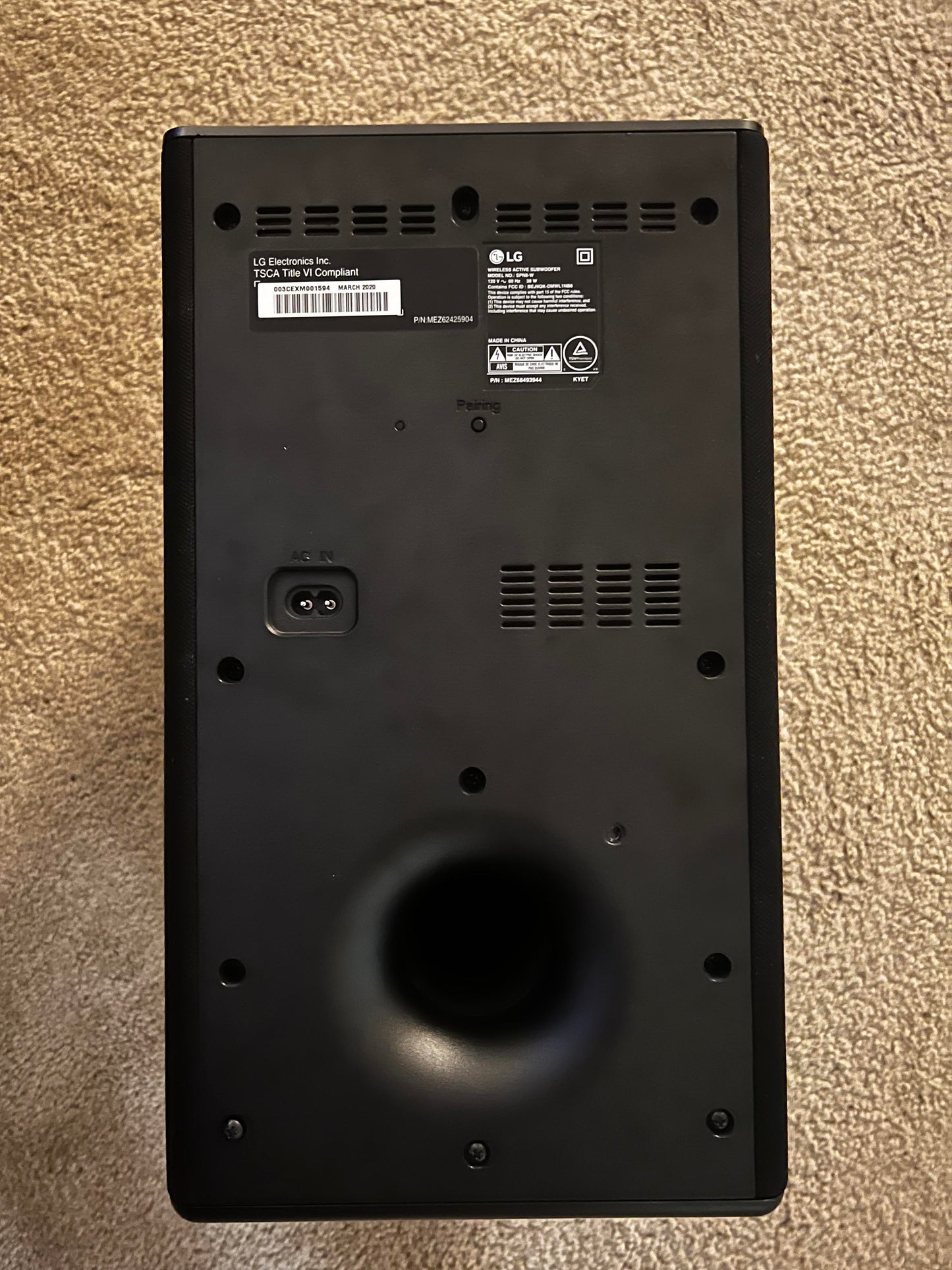 LG Active Woofer - TCG37388135